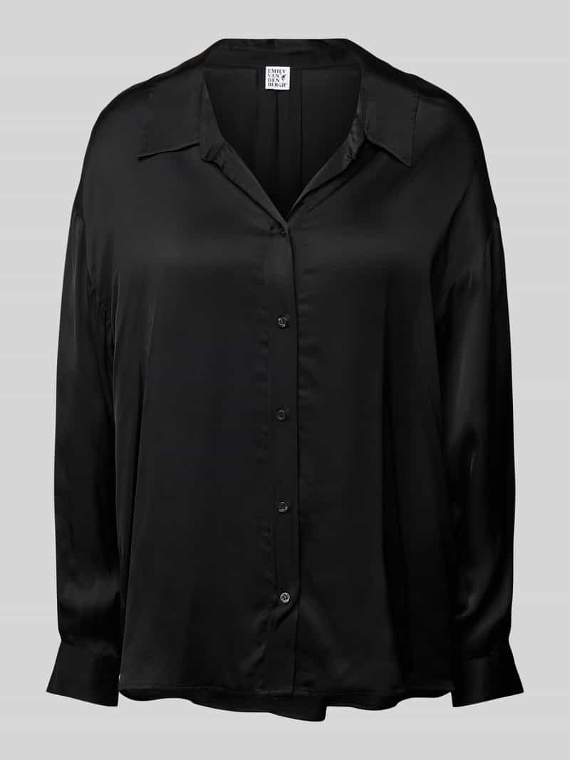 Emily Van den Bergh Regular fit blouse met doorknoopsluiting