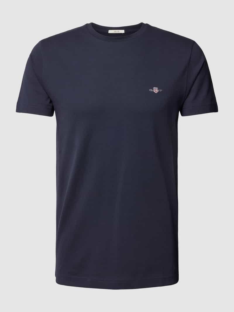 Gant T-shirt met labelstitching