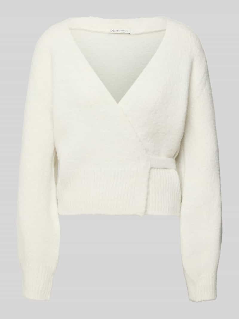 Tom Tailor Denim Regular fit gebreid jack in wikkellook