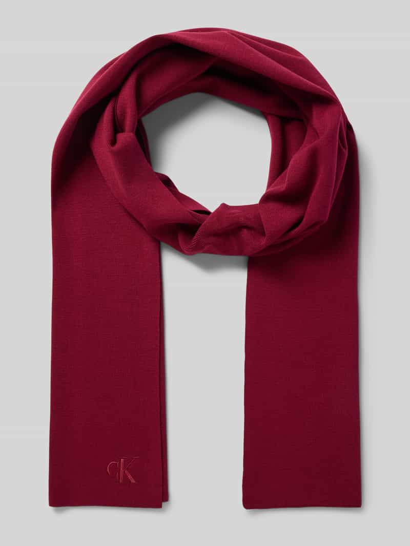 CK Calvin Klein Sjaal van viscosemix met logostitching