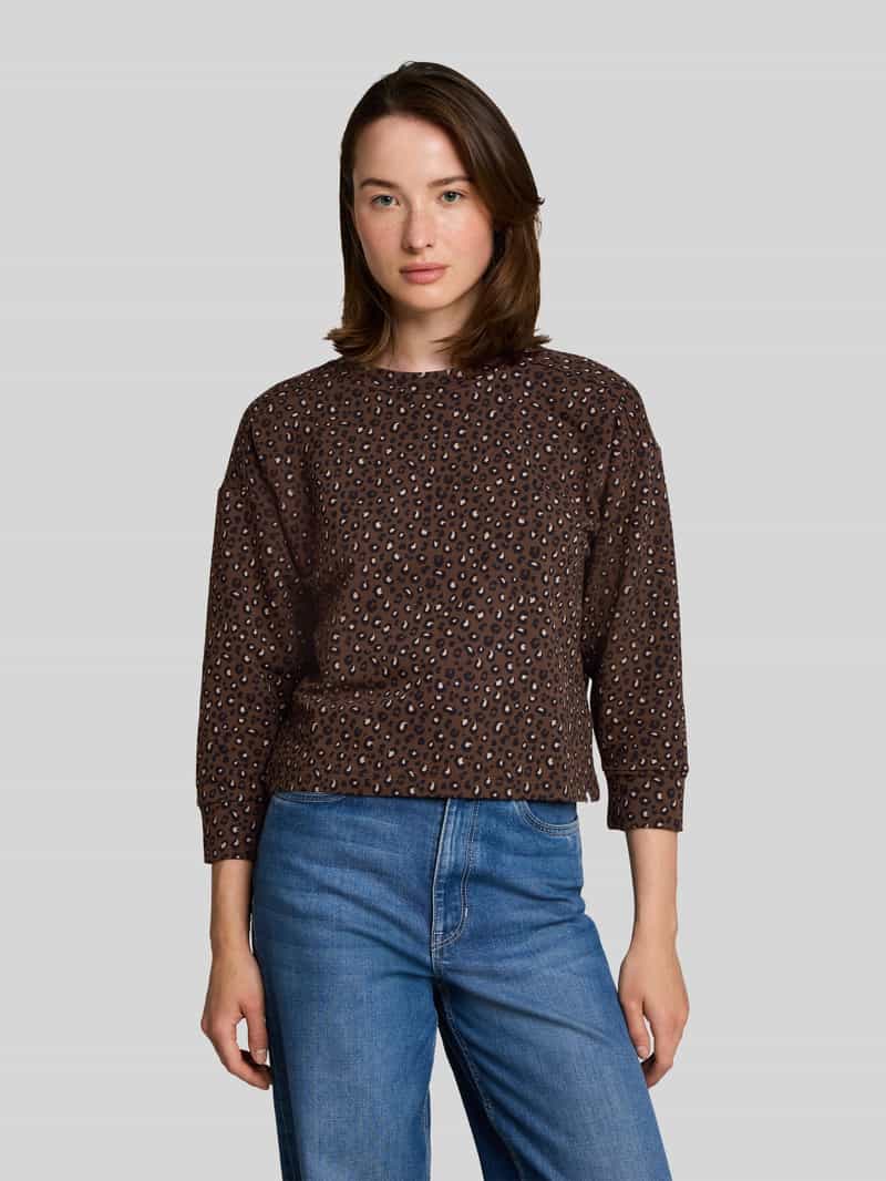 Tom Tailor Denim relaxed fit sweatshirt van katoenmix