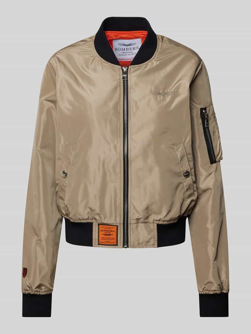 Original Bombers Bomberjack met logostitching
