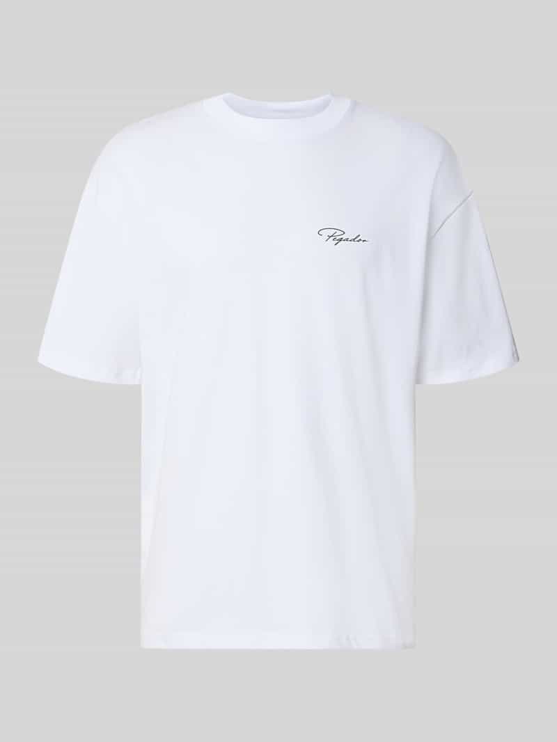 Oversized t-shirt van puur katoen model 'Pike'