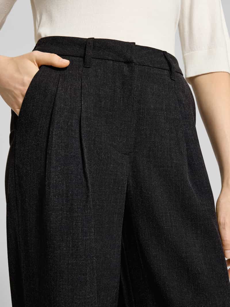 Vero Moda Wide leg broek met riemlussen model 'BESTIE'