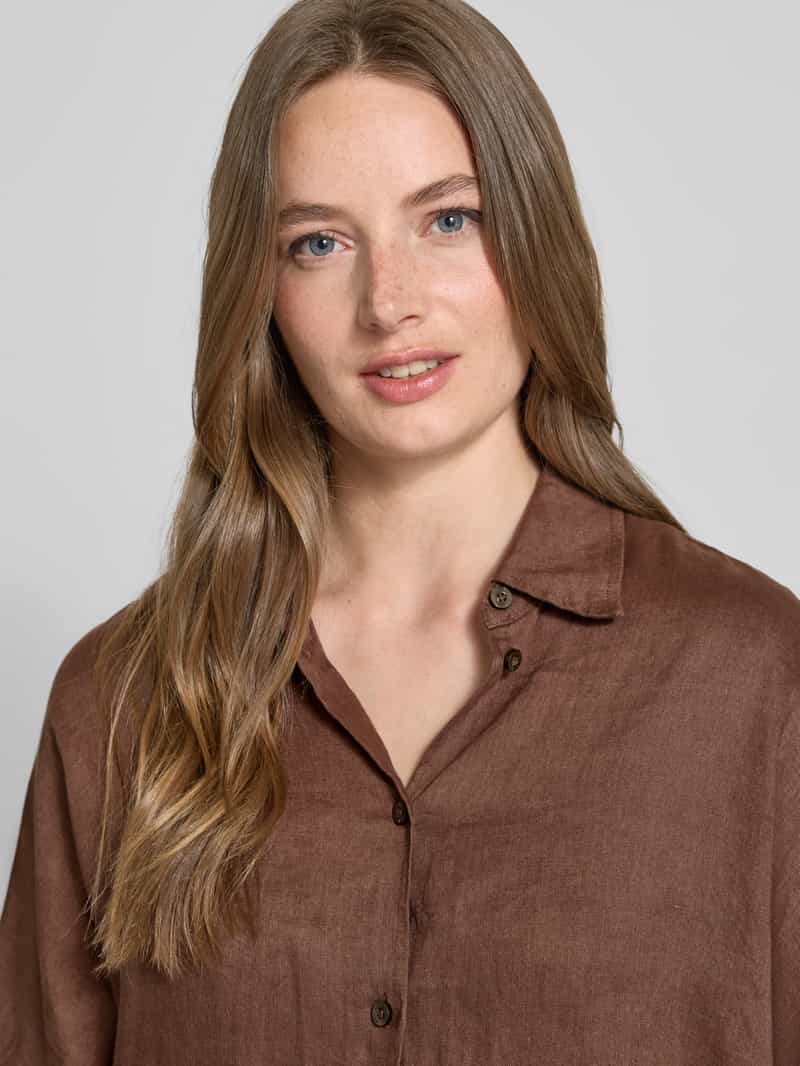 s.Oliver RED LABEL Regular fit blouse van puur linnen