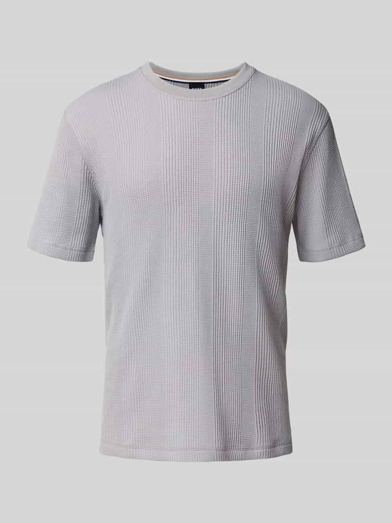 Boss Regular fit T-shirt van katoenmix