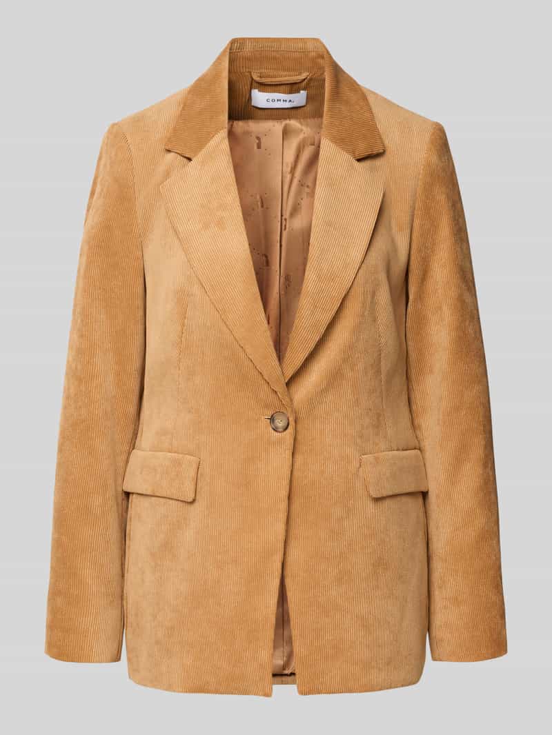comma Blazer met reverskraag
