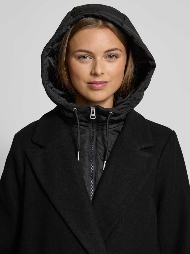 Vero Moda Regular fit lange jas met afneembare binnenkraag model 'GRACE'