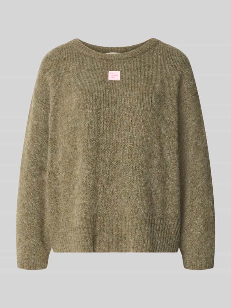 American vintage oversized pullover met alpaca-aandeel model 'East'