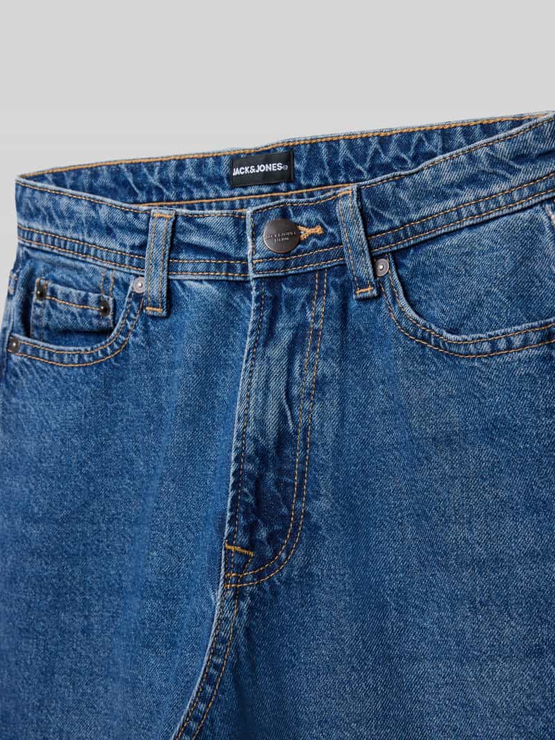 jack & jones Wide fit jeans met logopatch model 'Iron'