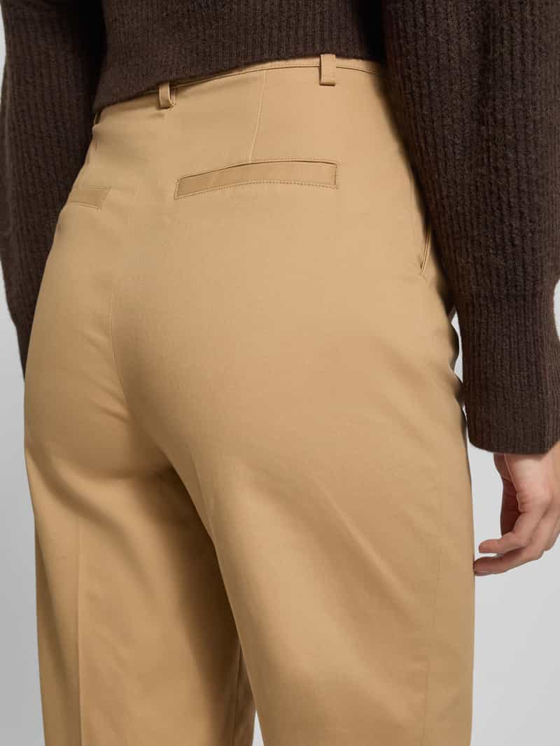 Stefanel Stoffen broek met achterzakken