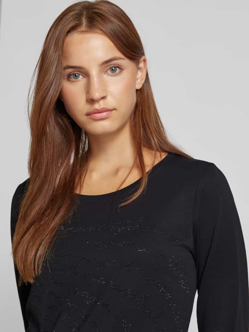 monari Shirt met 3 4-mouwen