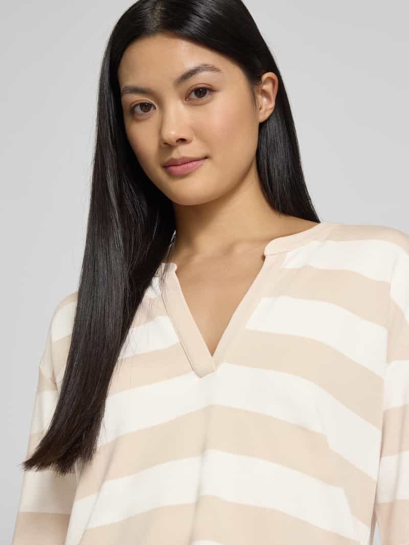 monari Sweatshirt met 3 4-mouwen