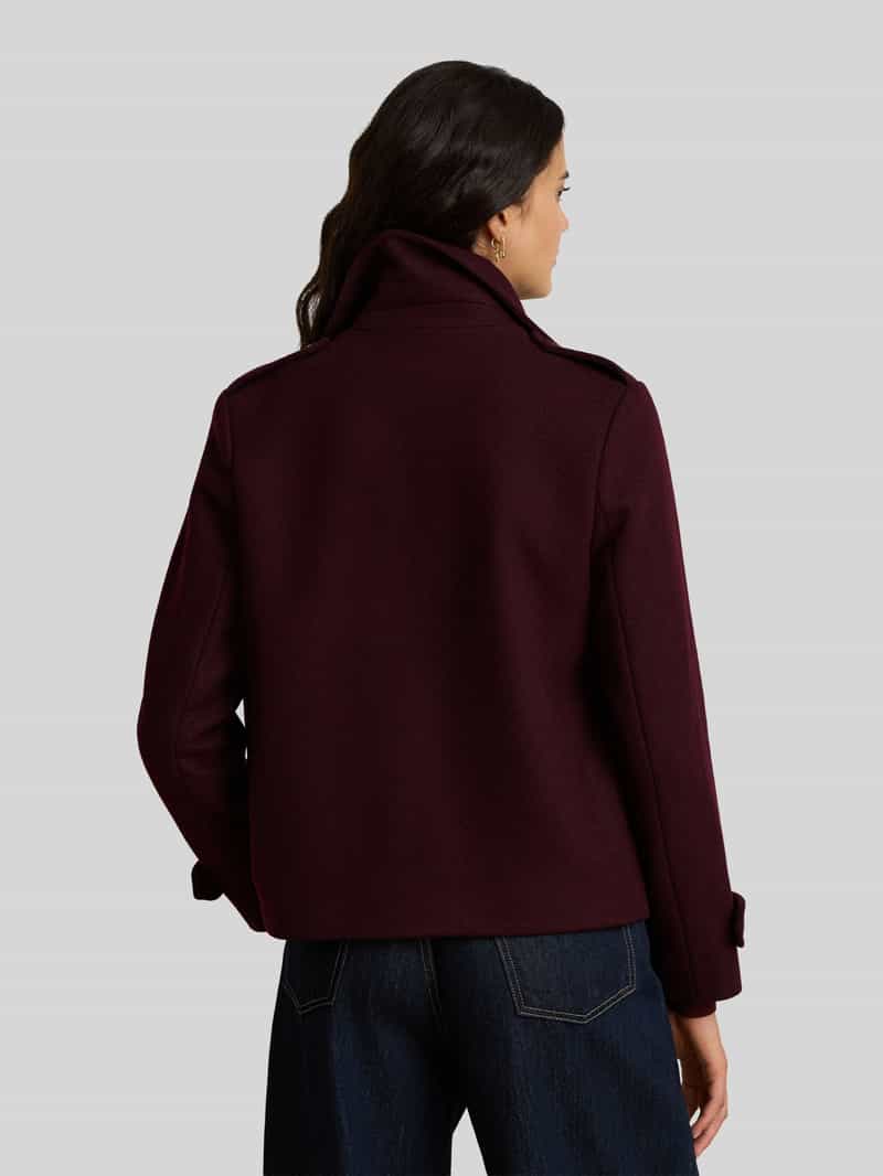 Lauren Ralph Lauren Regular fit lange jas van wolmix