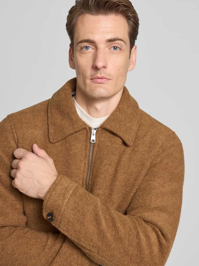 Selected Homme Regular fit overhemdjack van wolmix