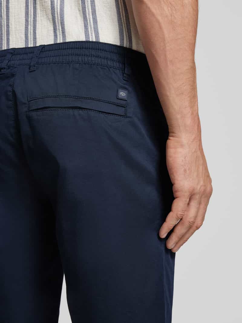 Tom Tailor Regular fit bermuda van katoenmix