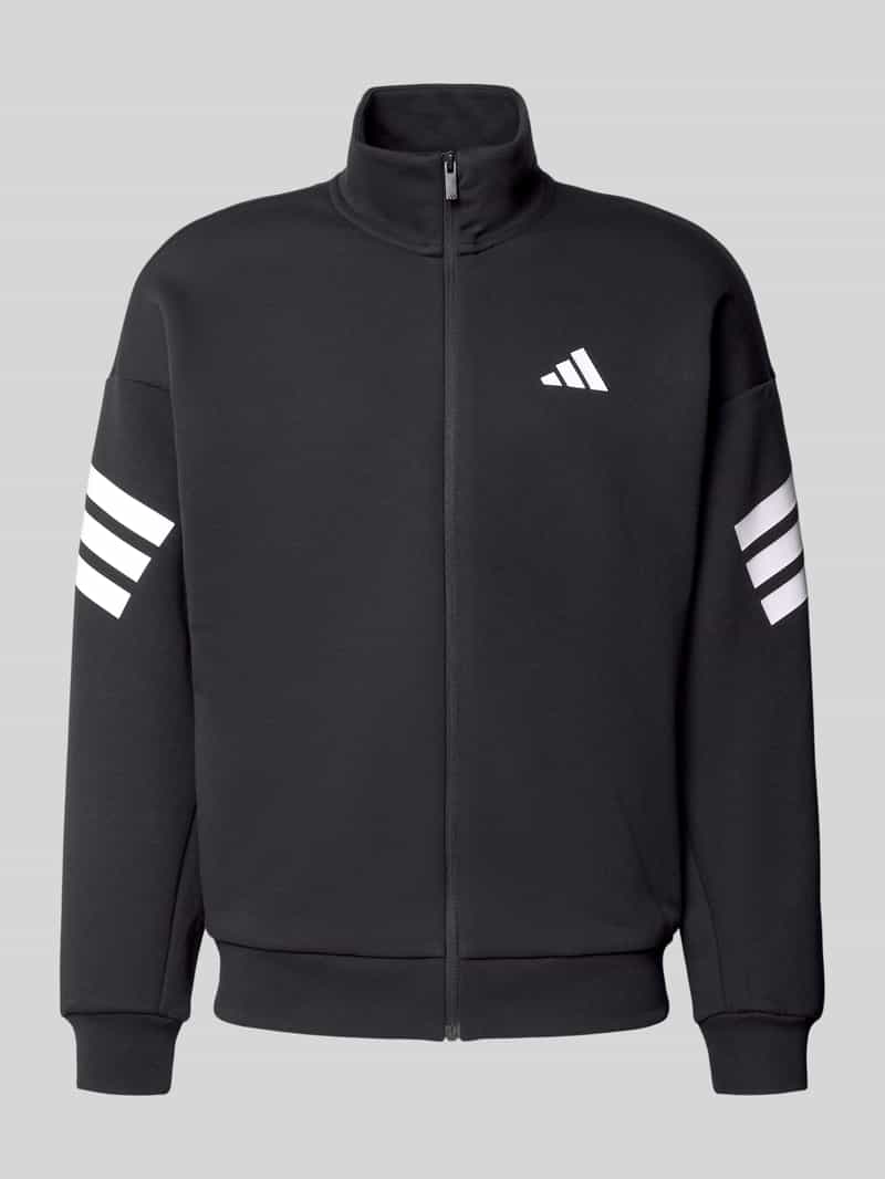 adidas Sportswear Regular fit sweatjack met opstaande kraag