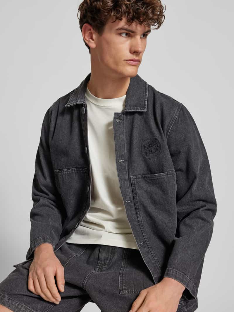 Santa Cruz Jeansjack met labelstitching