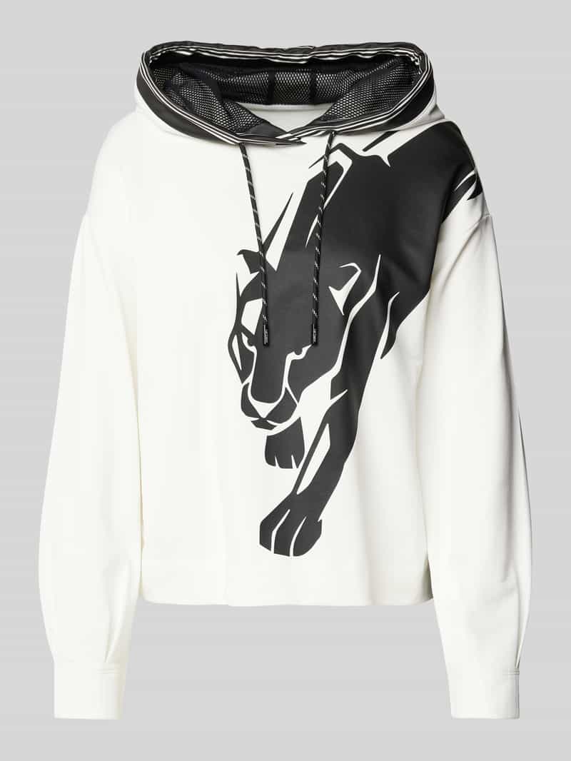 Marc Cain Hoodie met motiefprint
