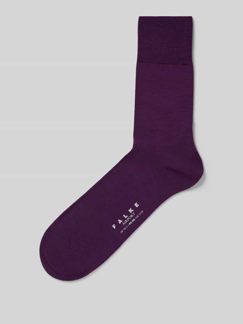 Sokken van scheerwolmix, model 'Airport Sock'