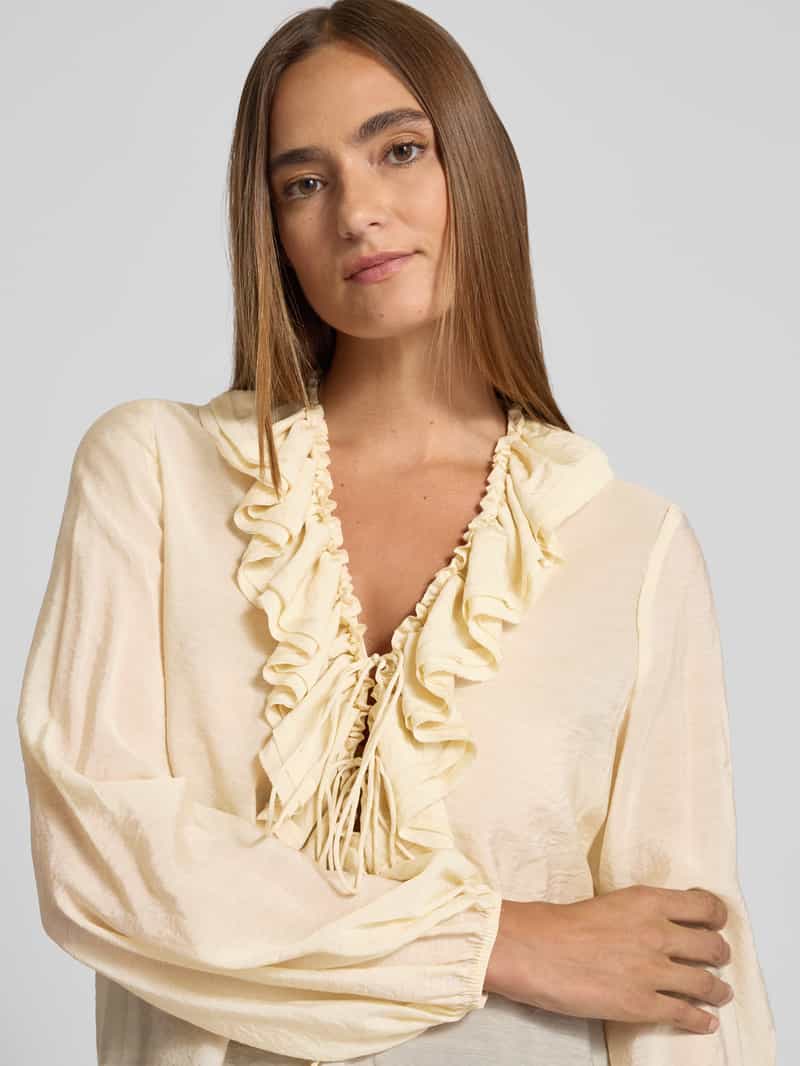 Jake*s Collection Blouseshirt met V-hals