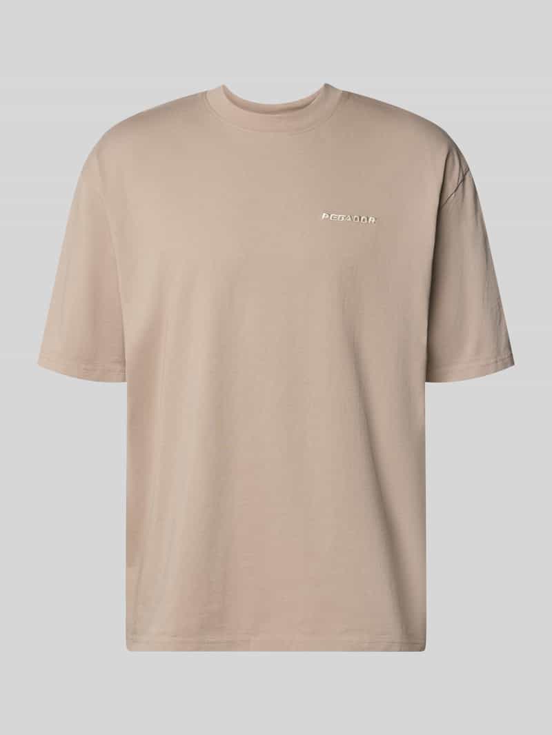 Oversized T-shirt met Labelstitching