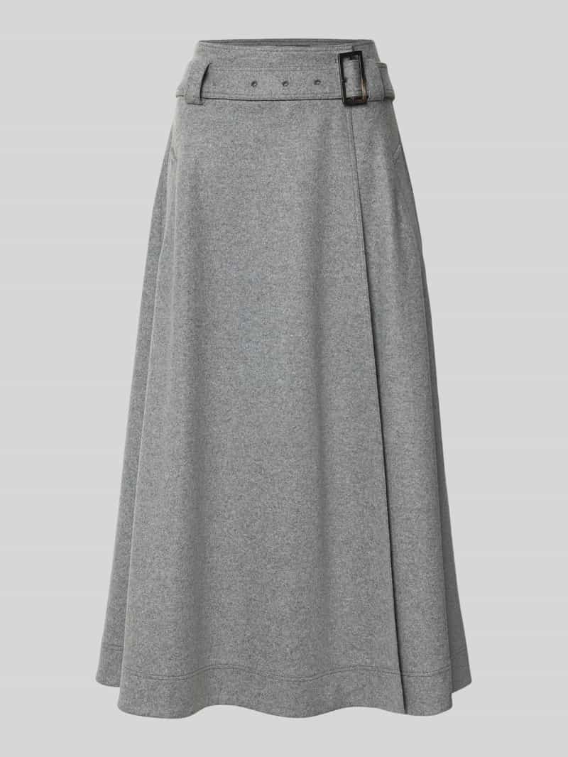 Windsor Midirok van scheerwol met riem