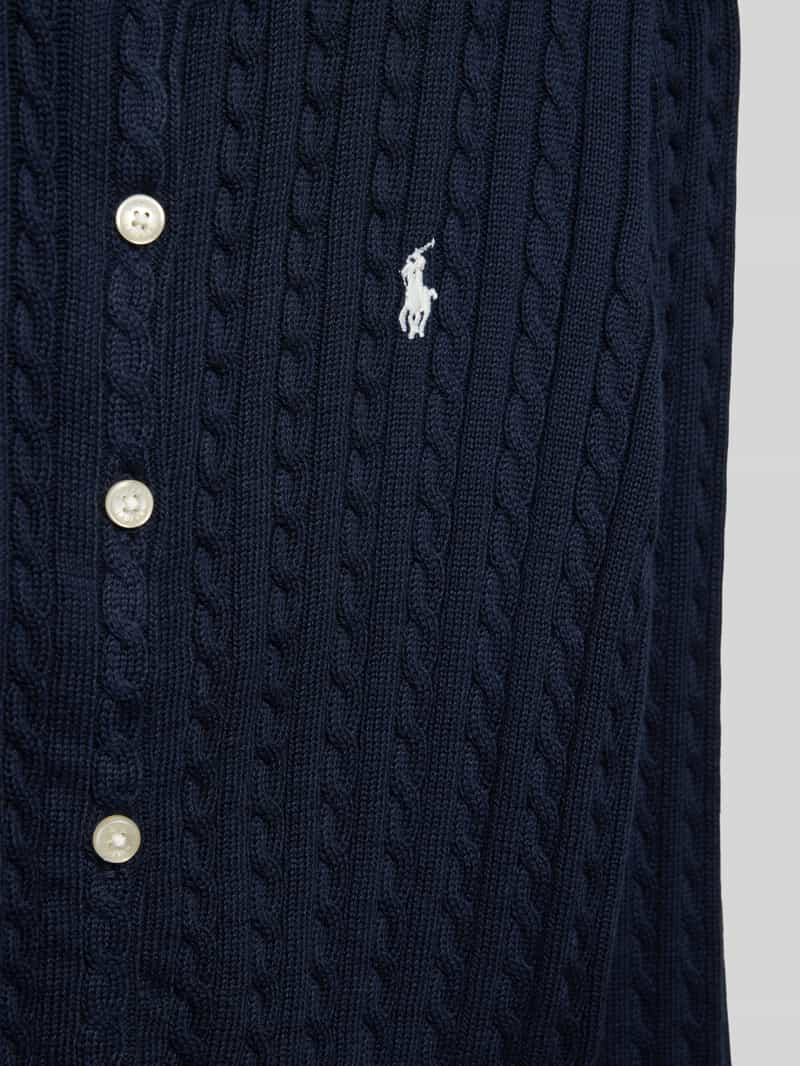 Polo Ralph Lauren Teens Gebreid jack met kabelpatroon en labelstitching