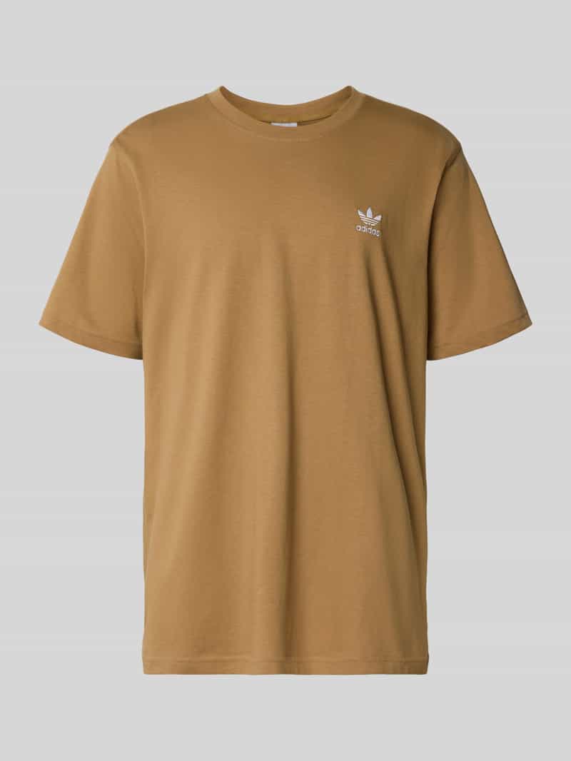 adidas Originals T-shirt met labelstitching en ronde hals