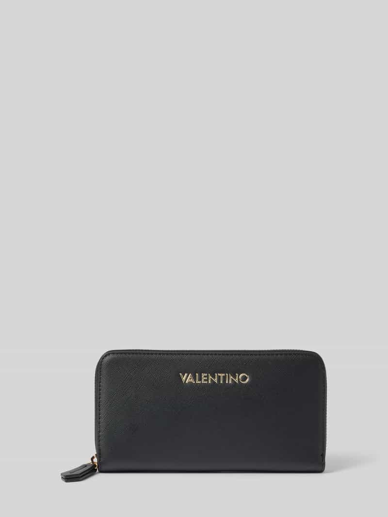 VALENTINO BAGS Portemonnee met labelapplicatie model 'MANDRIN'