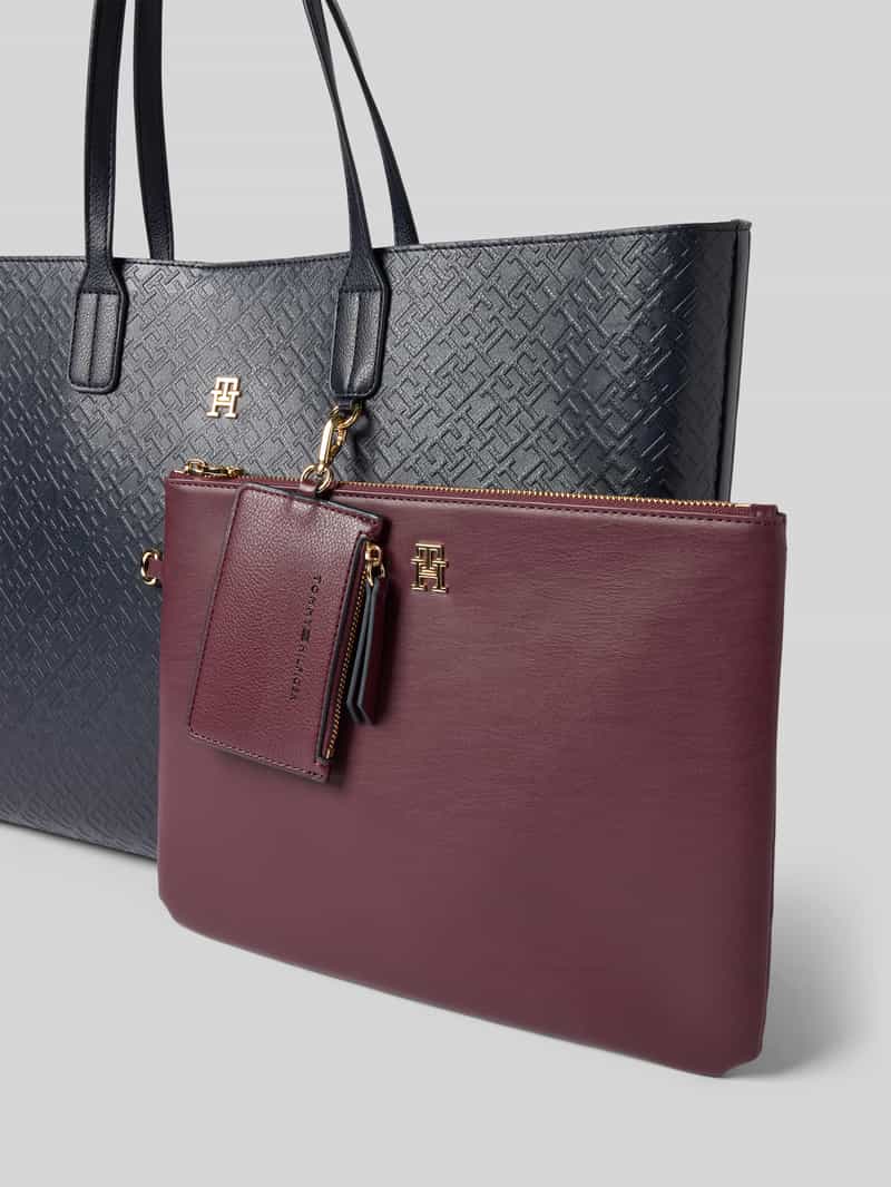 Tommy Hilfiger Shopper met afneembaar muntvak