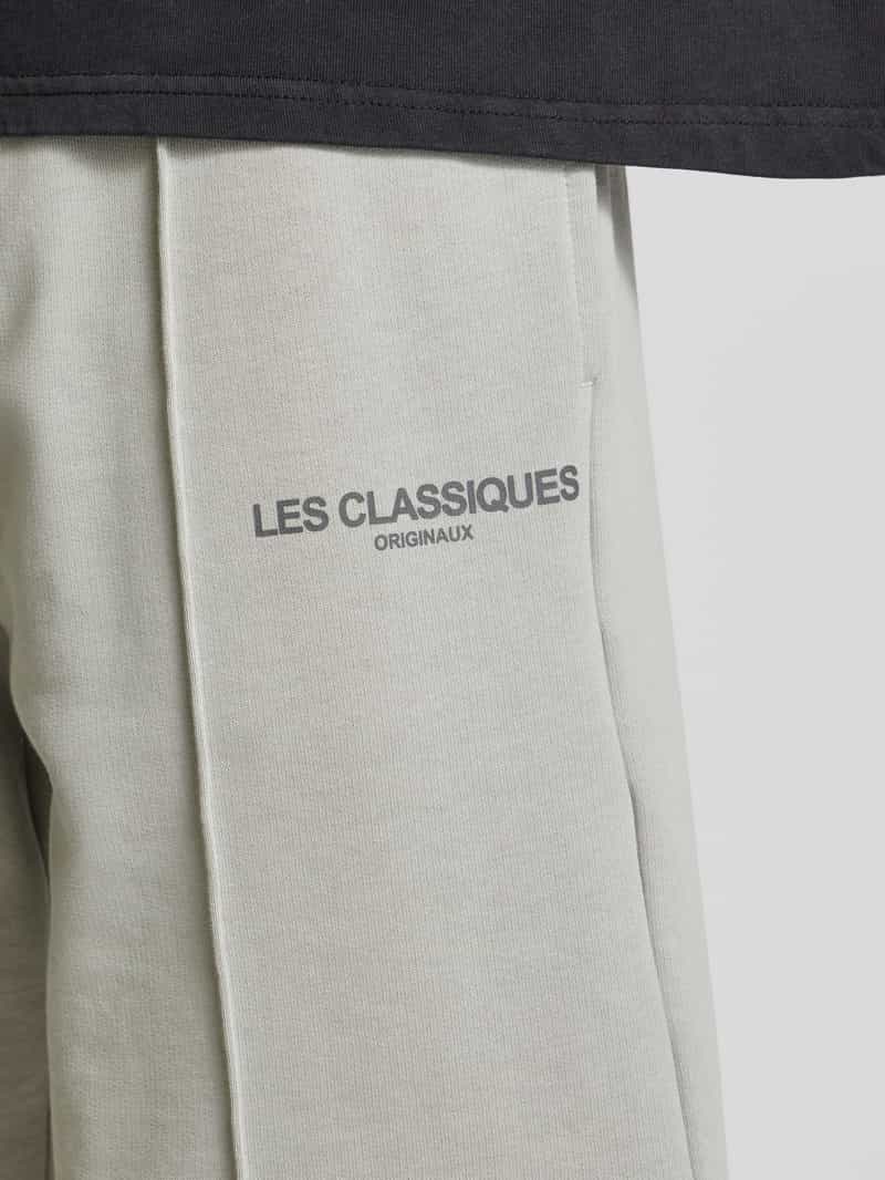 Only & Sons Regular fit sweatshorts met vaste persplooien