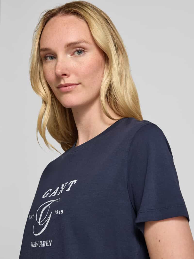 Gant T-shirt met labelprint