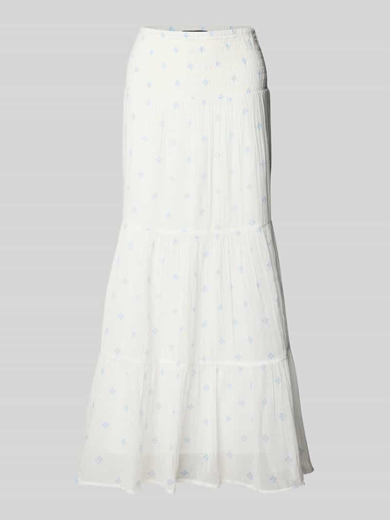 Gina Tricot Maxirok in laagjeslook met elastische band