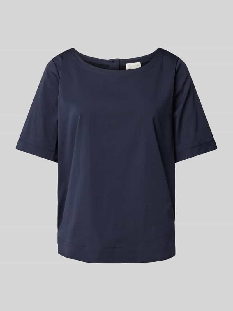 milano italy Regular fit blouseshirt met ronde hals