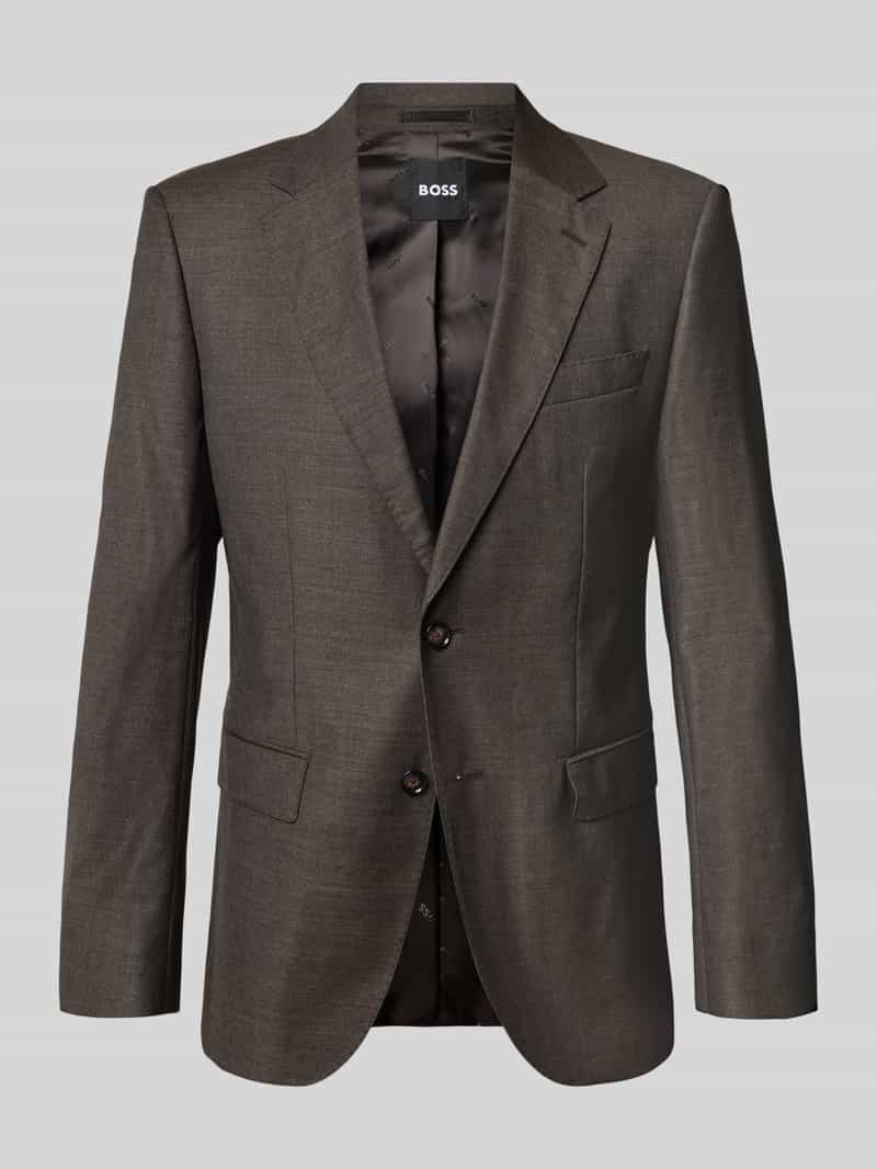 Slim fit colbert van scheerwolmix model 'H-Huge-MM-264'