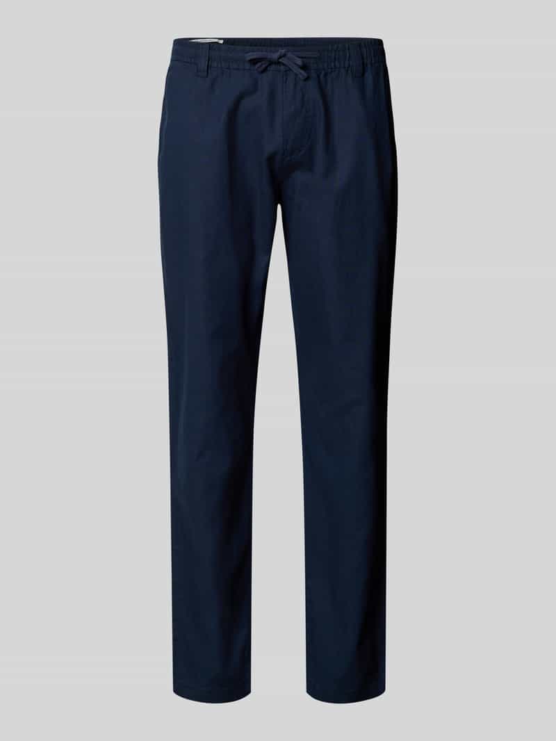 s.Oliver RED LABEL Relaxed fit chino met tunnelkoord