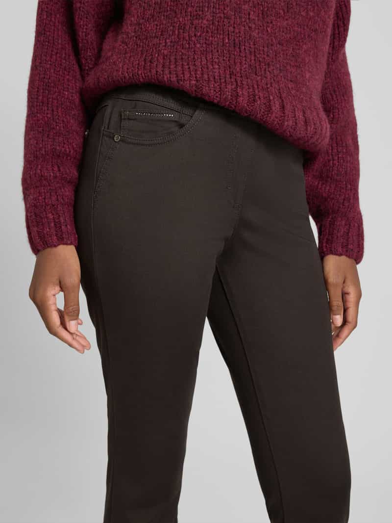Raphaela By Brax Stoffen broek met elastische band model 'PAMINA'