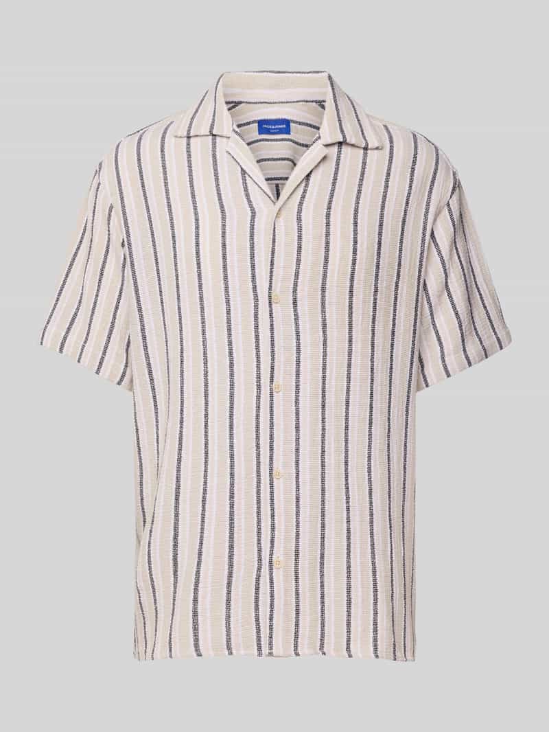 jack & jones Regular fit vrijetijdsoverhemd met resortkraag model 'COBA'