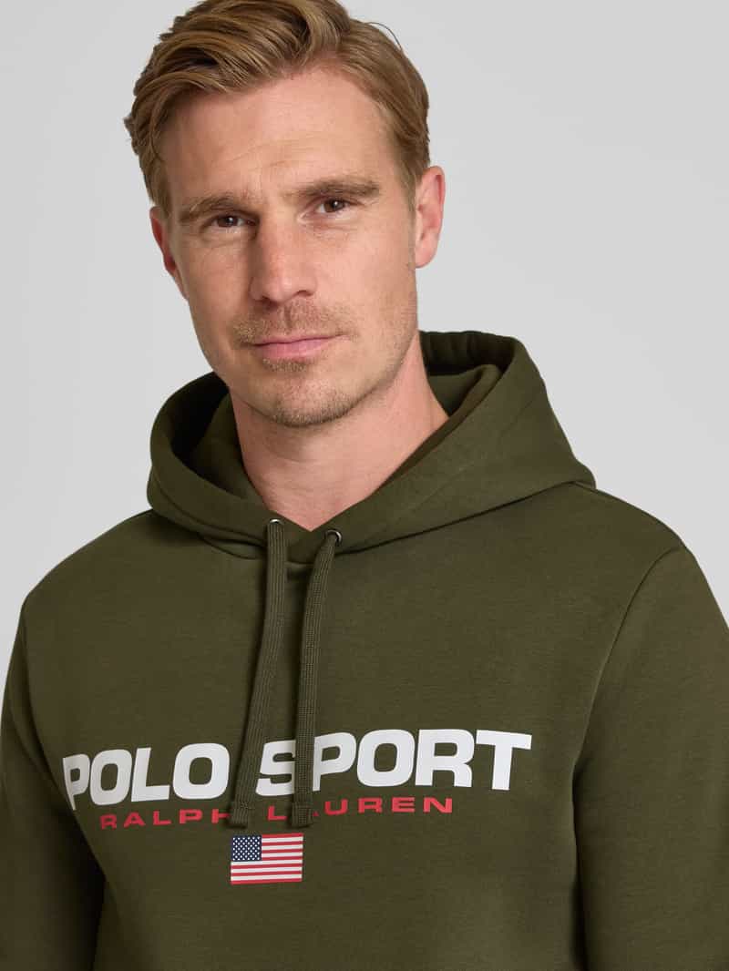 Polo Ralph Lauren Hoodie met labelprint en capuchon