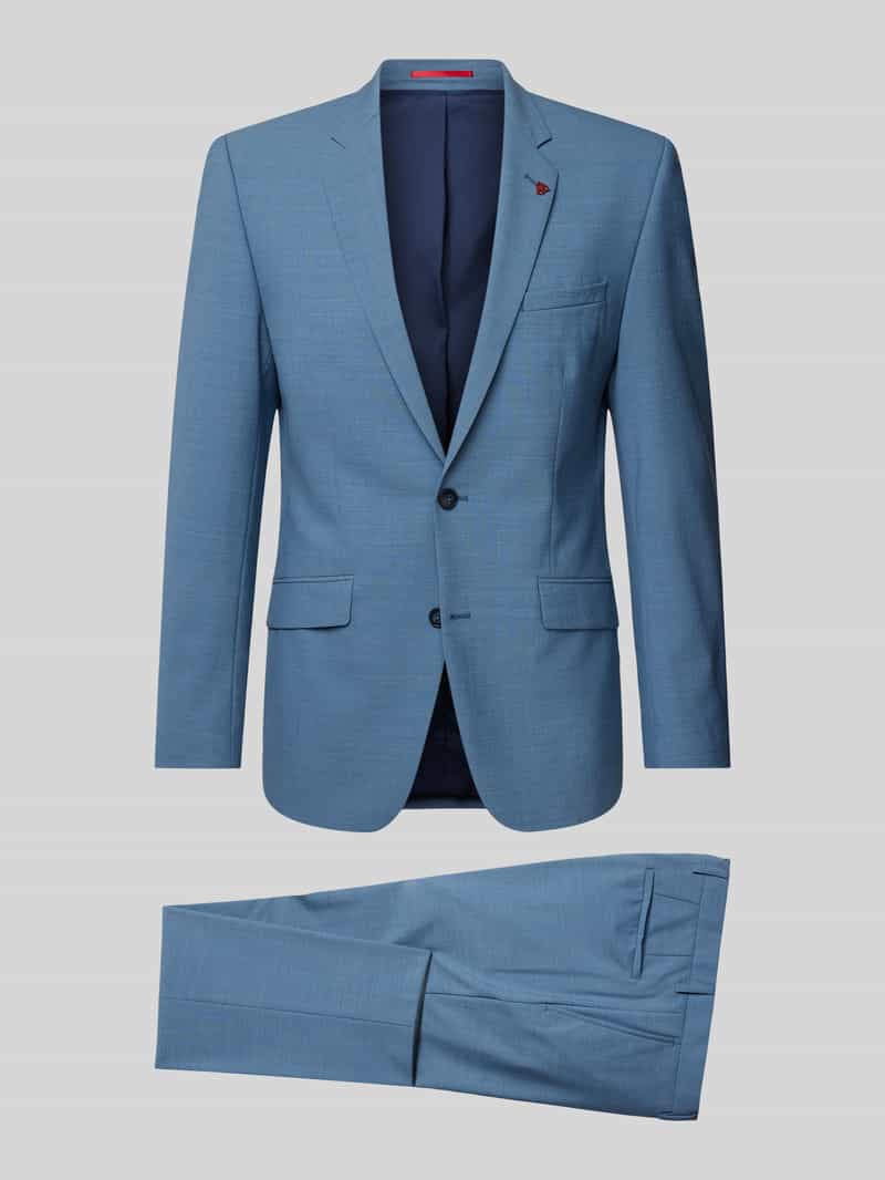 Roy Robson Slim fit pak van scheerwolmix met pin op het revers