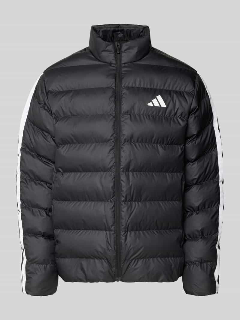 adidas Sportswear Regular fit gewatteerd jack met logoprint