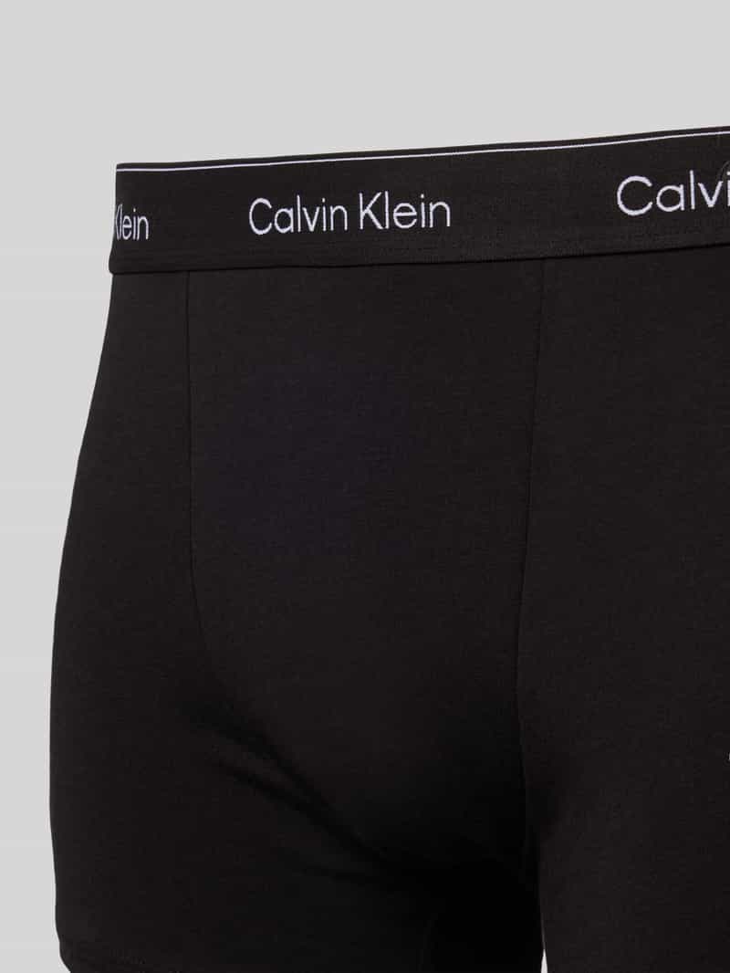 Calvin Klein Underwear Broek met elastische band met logo in een set van 3 stuks
