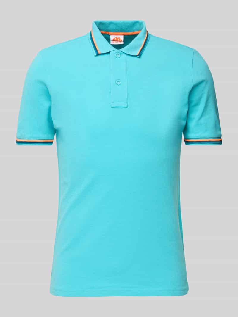 Sundek Poloshirt met korte knoopsluiting model 'Brice'