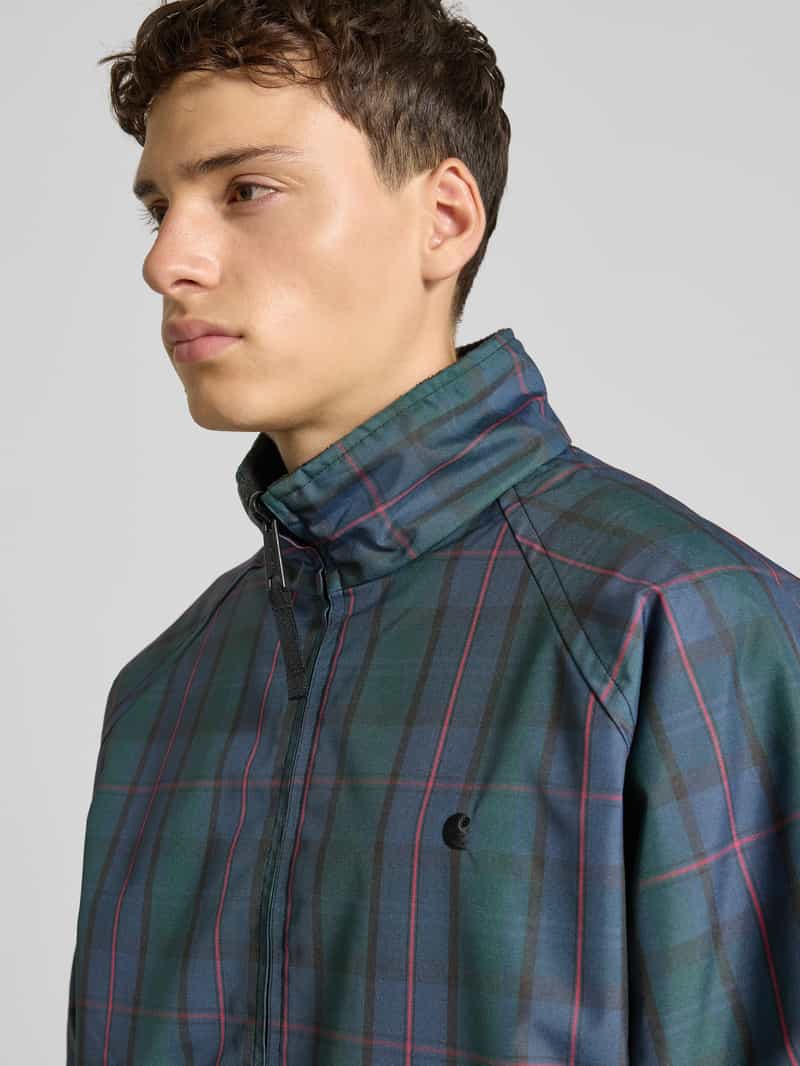 Carhartt Work In Progress Jack met opstaande kraag en ritssluiting