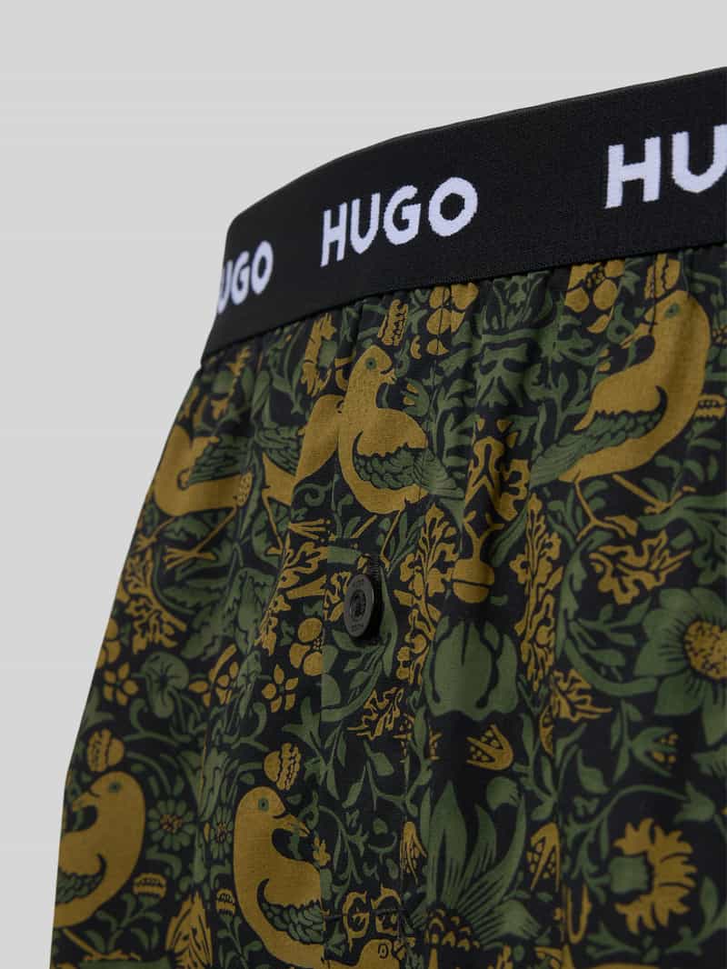 HUGO Boxershort met elastische logoband in een set van 3 stuks