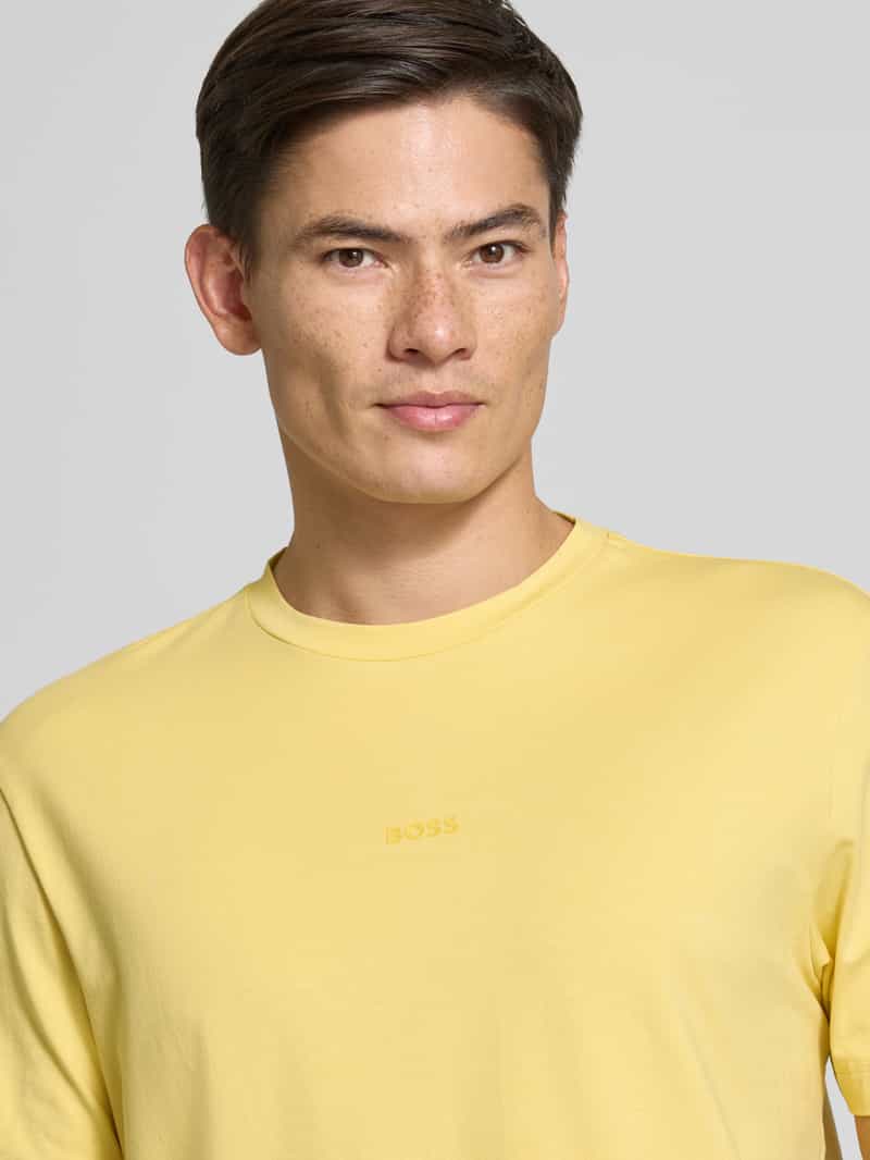 Boss Orange Regular fit T-shirt van katoenmix