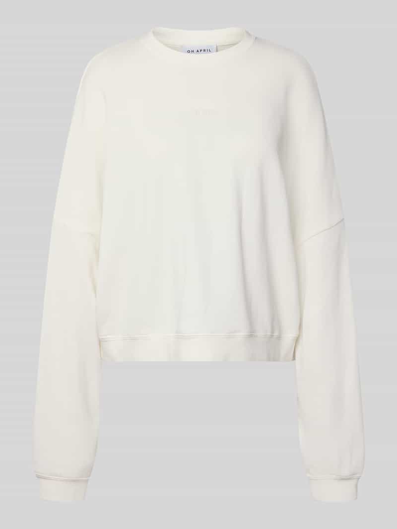 OH APRIL Oversized sweatshirt met ribboorden