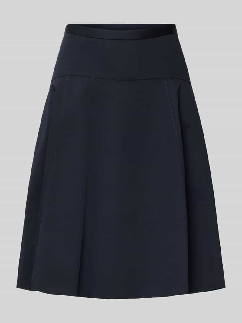 Boss Knielange rok met deelnaden model 'Velaurena'
