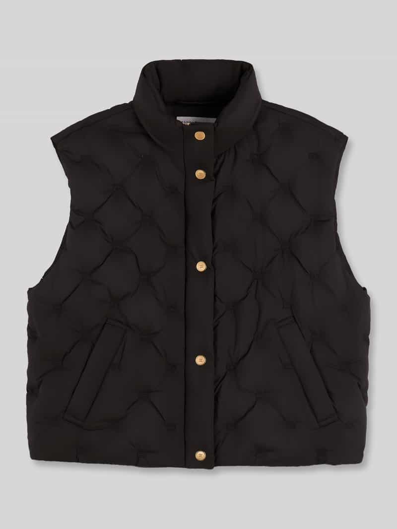 Bodywarmer met grafische binnenvoering